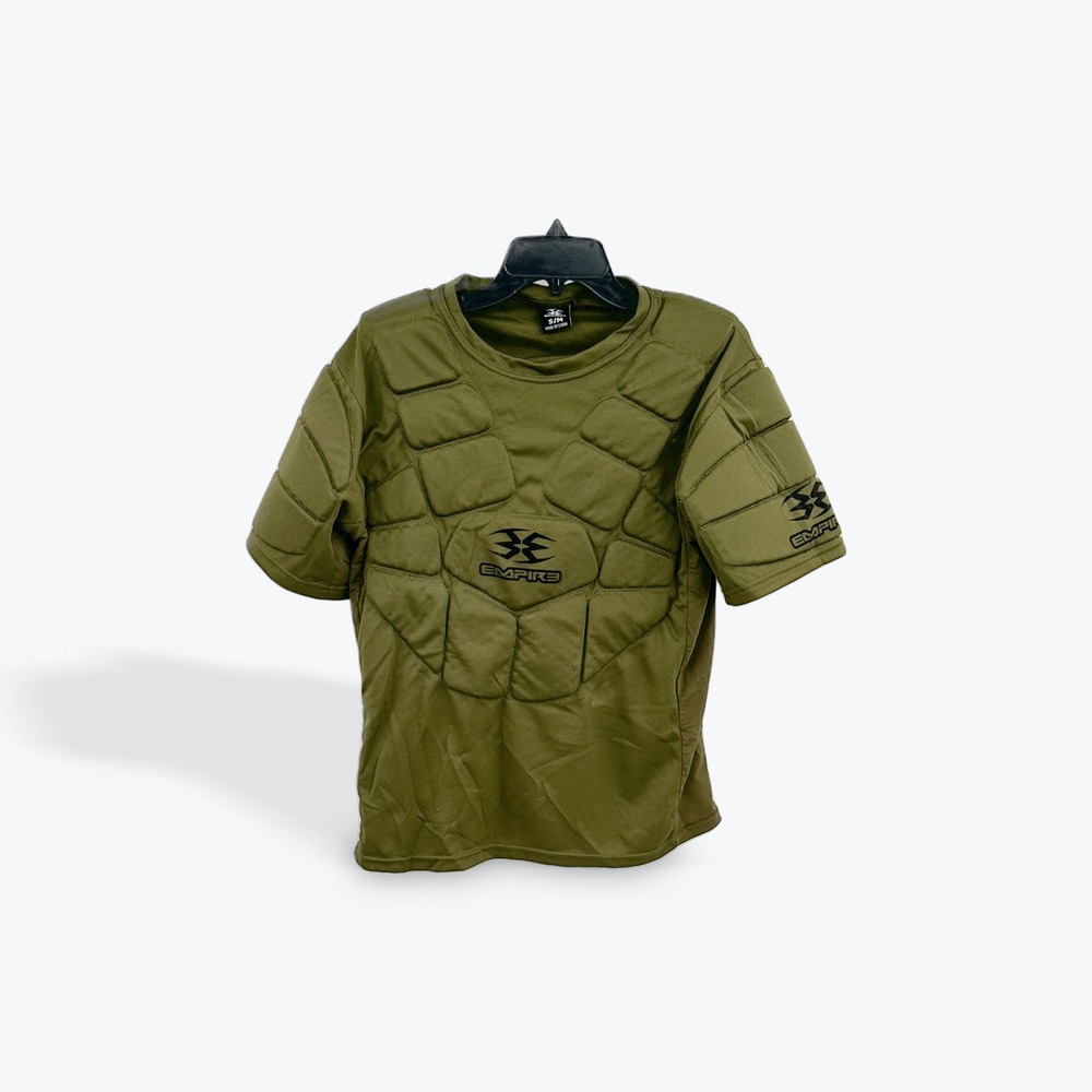 Empire Padded Compression Shirt‎ Olive Green S/M Short Sleeve Protective Gear